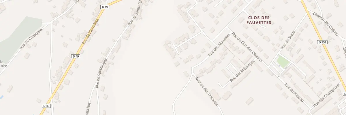 Plan du 6 Rue des Paurnelles à Châtillon-sur-Loire