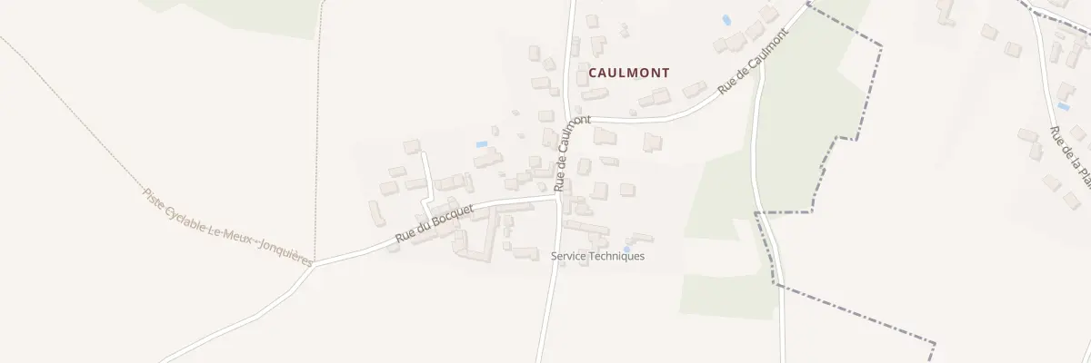 Plan du 65 Rue de Caulmont au Meux