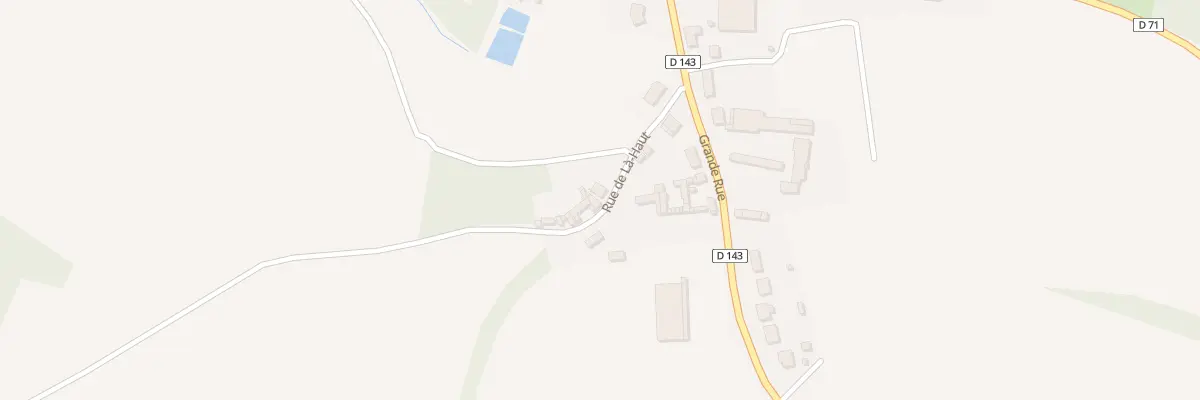 Plan du 4 Rue d’En Haut à Chuignes