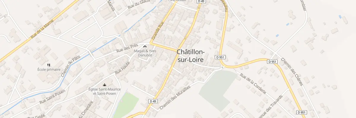 Plan du 2 Rue du Cormier à Châtillon-sur-Loire