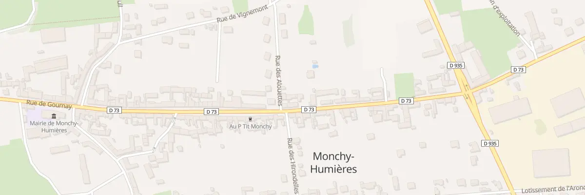 Plan du 45 Rue de Vaubrun à Monchy-Humières
