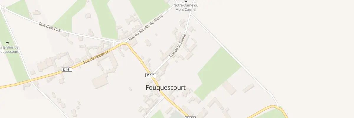 Plan du 4 Rue de la Tonne à Fouquescourt