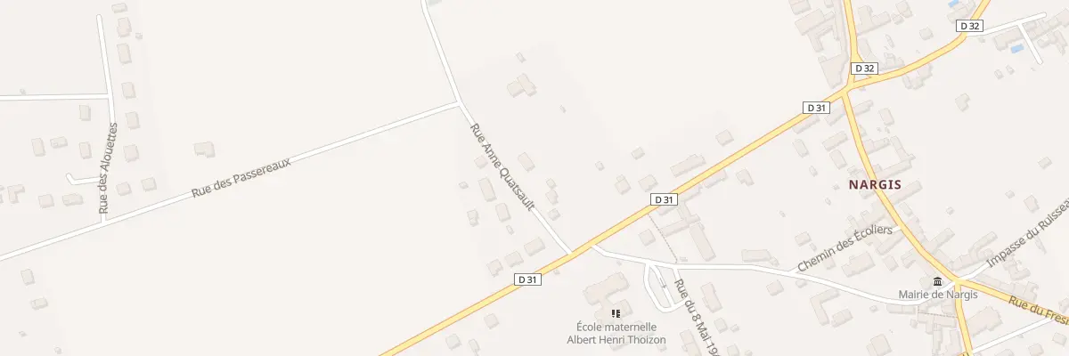 Plan du 74 Rue Anne Quatsault à Nargis