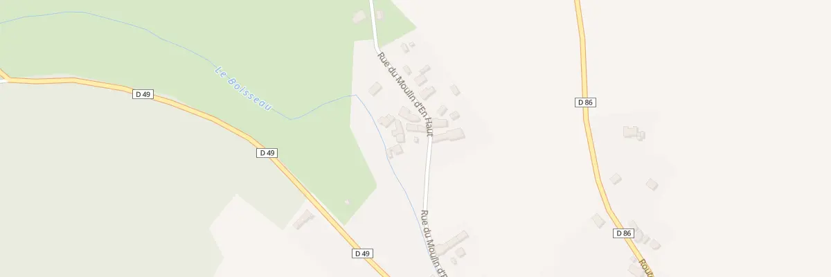 Plan du 1 Rue du Moulin d’En Haut à Veaugues