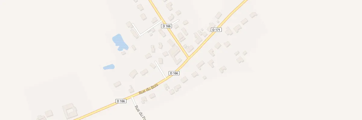 Plan du 236 Rue du Bois à Richebourg