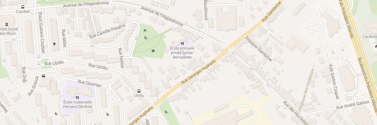 Plan du 16 Rue Georges Auphelle à Arras