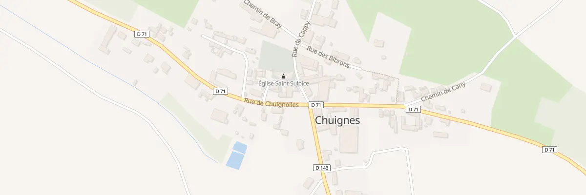 Plan du 4 Rue de l’Eglise à Chuignes