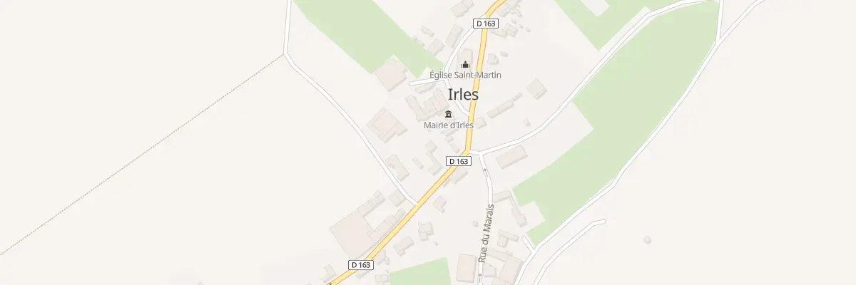 Plan du 2 Rue de Miraumont à Irles