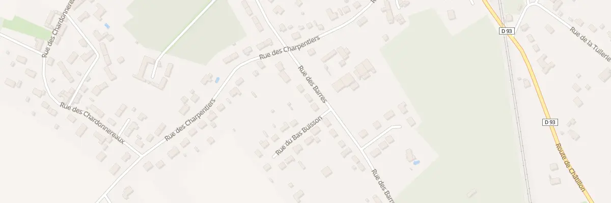 Plan du 542 Rue des Barres à Amilly