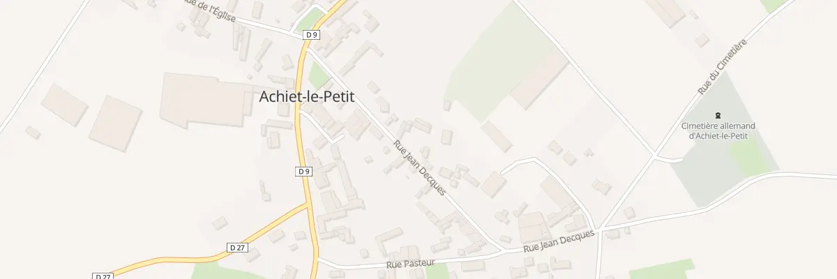 Plan du 6 Rue J Decques à Achiet-le-Petit