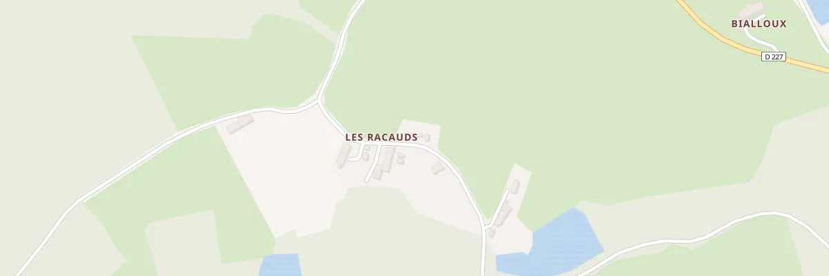 Plan du 5141 Les Racauds à Gouttières