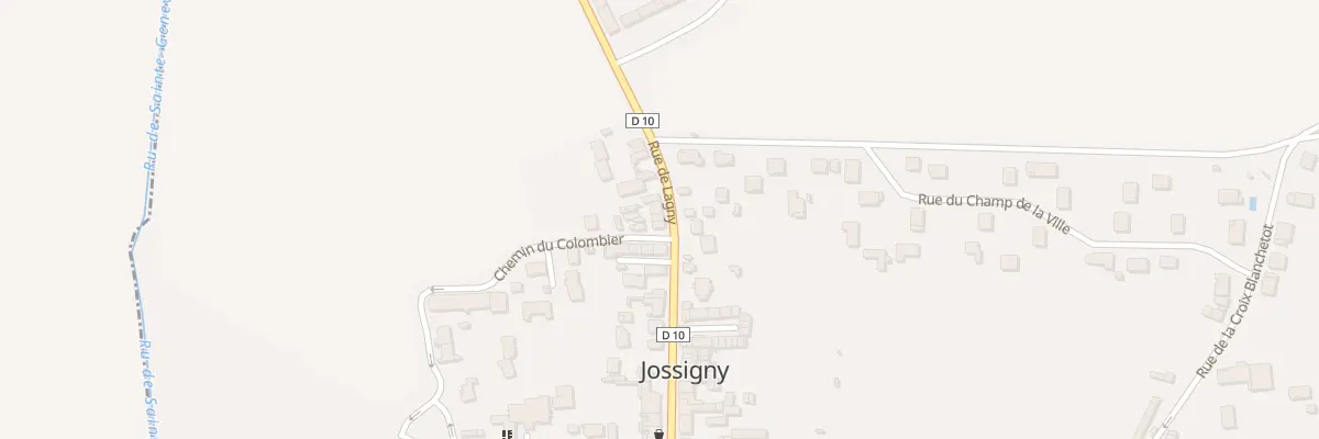 Plan du 21 Rue de Lagny à Jossigny