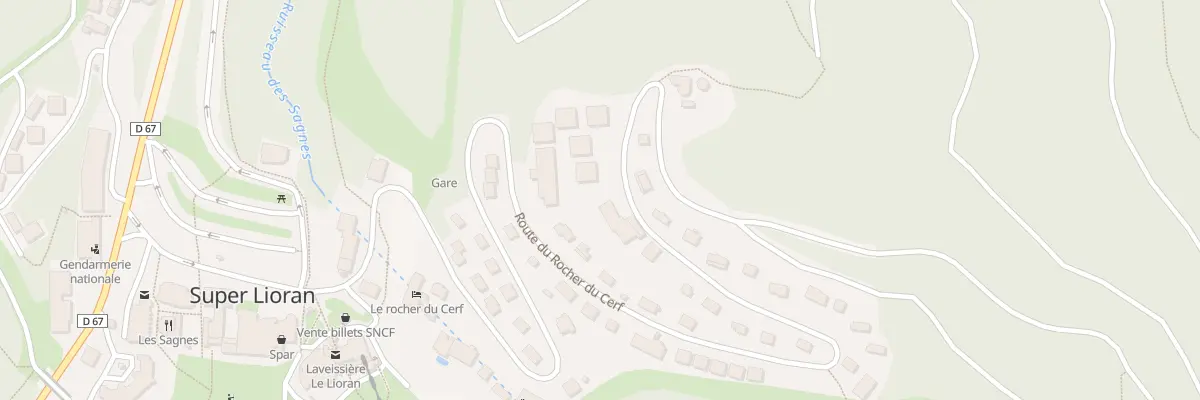 Plan du 53 Rte du Rocher du Cerf à Laveissière