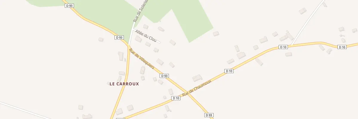 Plan du 3 Rue de Villequiers à Gron