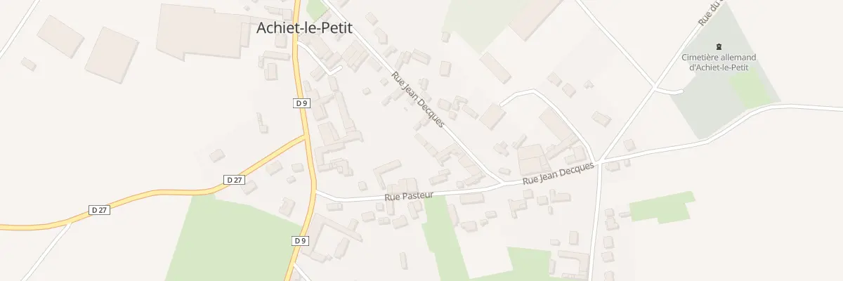 Plan du 13 Rue J Decques à Achiet-le-Petit