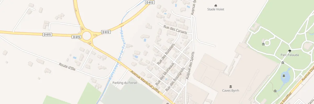 Plan du 7 Rue des Mésanges à Thuir