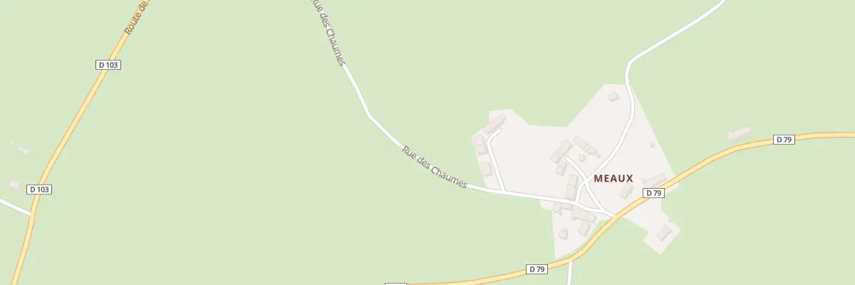 Plan du 10 Rue des Chaumes à La Crouzille