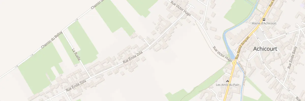 Plan du 15 Rue Emile Zola à Achicourt