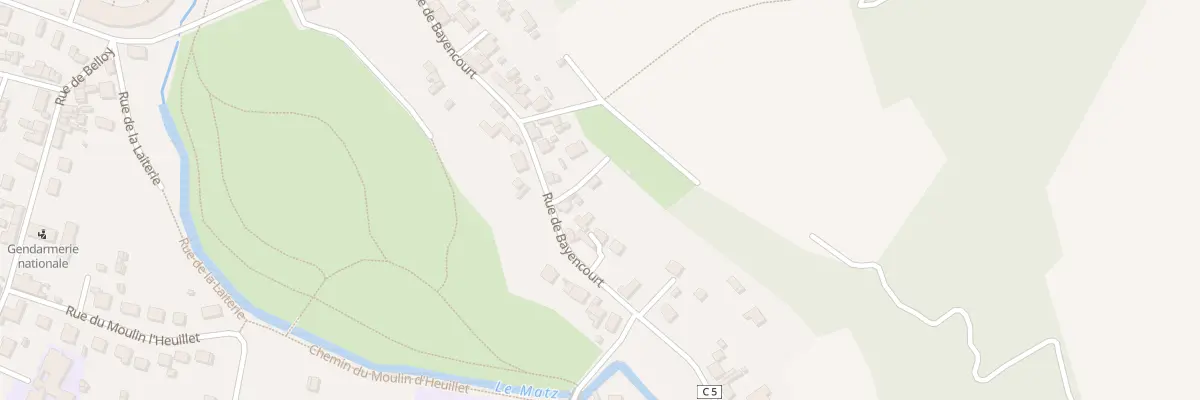 Plan du 235 Rue de Bayencourt à Ressons-sur-Matz