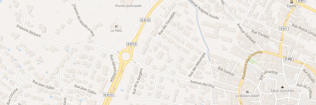 Plan du 2 Rue des Fauvettes à Lézignan-Corbières