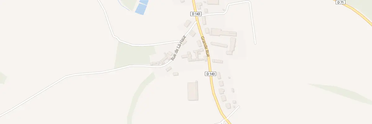Plan du 5 Rue d’En Haut à Chuignes