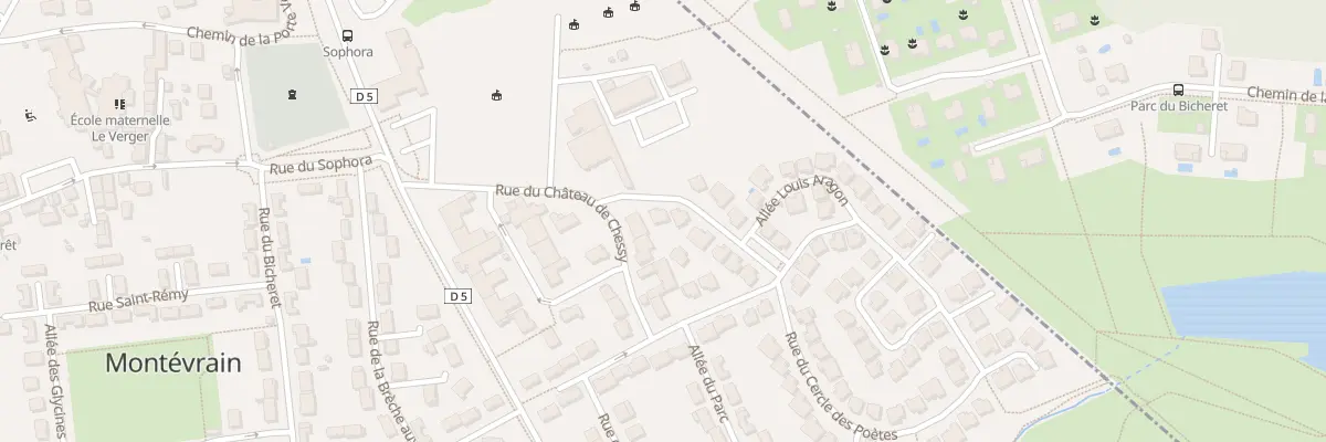 Plan du 2 Rue du Cercle des Poètes à Montévrain