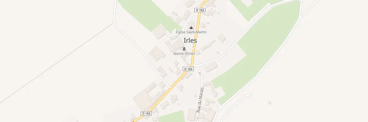 Plan du 1 Rue de l’Eglise à Irles