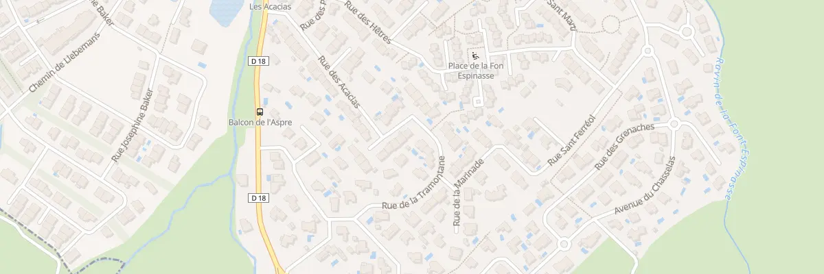 Plan du 48 Rue des Acacias à Thuir