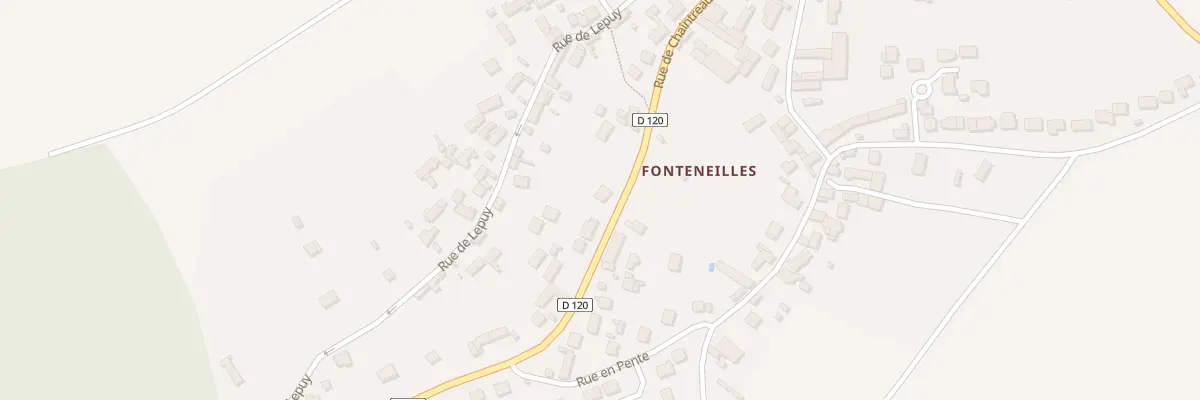 Plan du 45 Rue de Chaintreaux Fonteneille à Souppes-sur-Loing