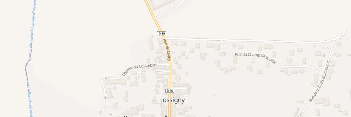 Plan du 34B Rue de Lagny à Jossigny