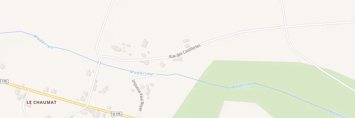Plan du 4 Rue des Castilleries à Bessais-le-Fromental