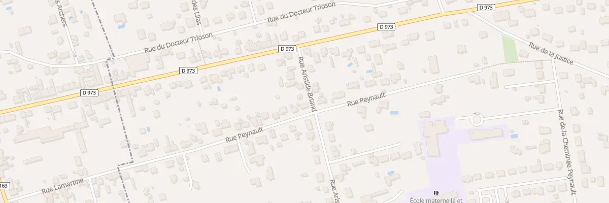 Plan du 403 Rue Aristide Briand à Amilly
