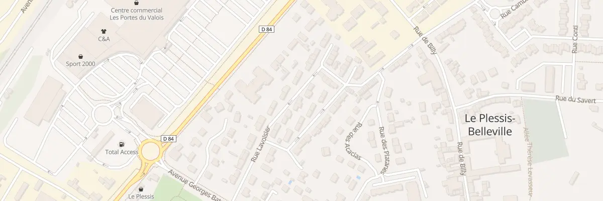 Plan du 20 Rue Lavoisier au Plessis-Belleville