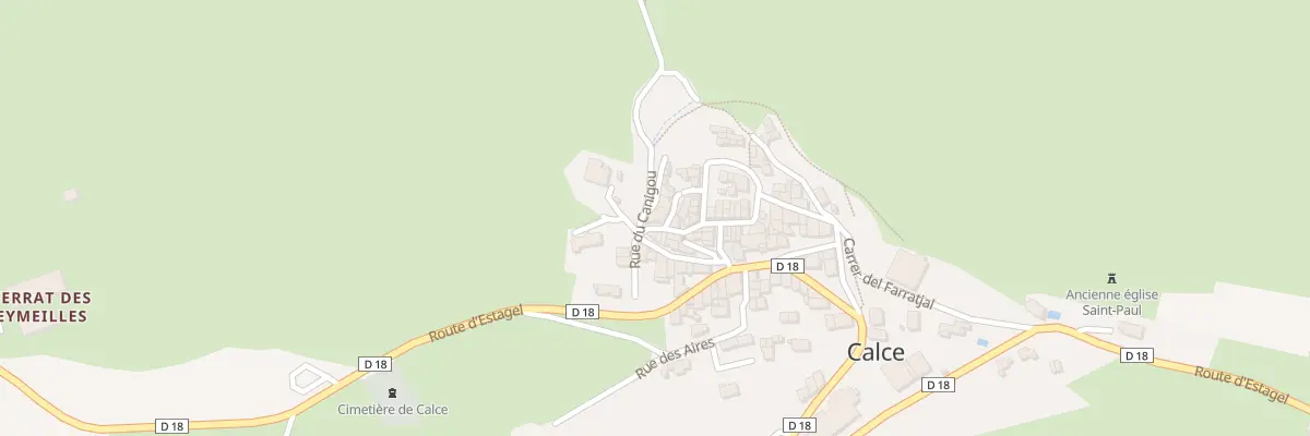 Plan du 30 Le Village à Calce