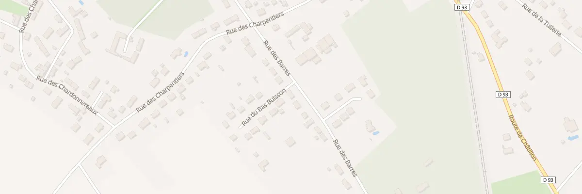 Plan du 590 Rue des Barres à Amilly