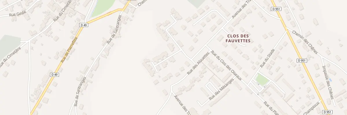 Plan du 1 Rue des Paurnelles à Châtillon-sur-Loire