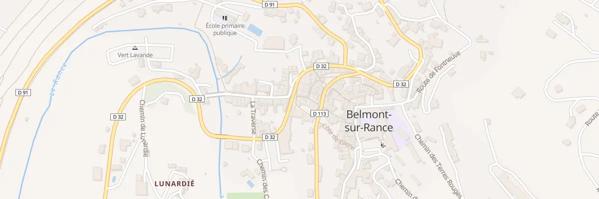 Plan du 5075 Belmont sur Rance à Belmont-sur-Rance