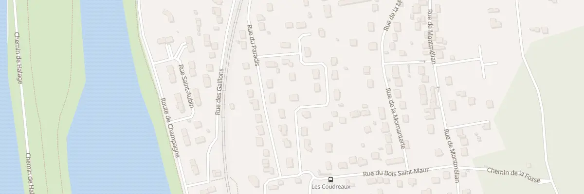 Plan du 9 Rue des Danjoux à Samoreau