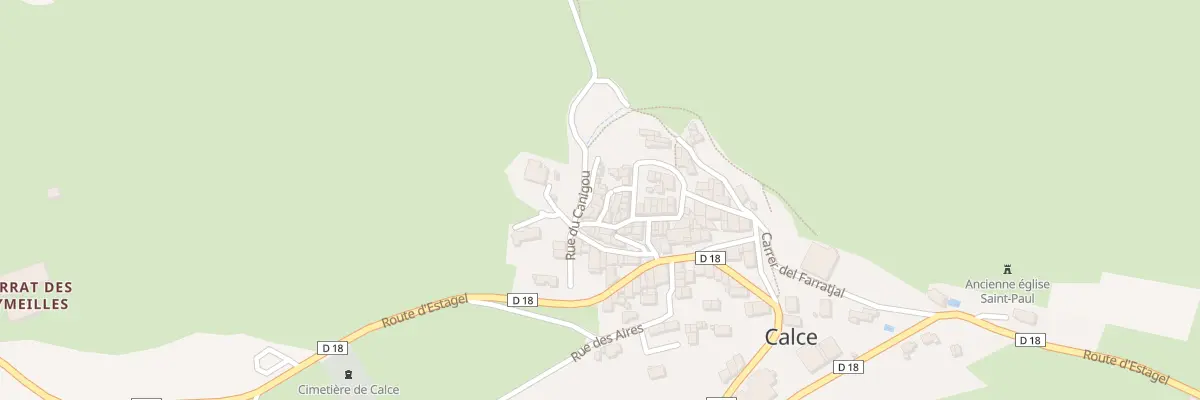 Plan du 3 Rue du Canigou à Calce
