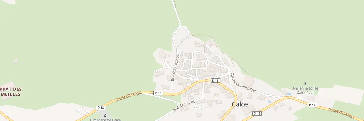 Plan du 34 Le Village à Calce