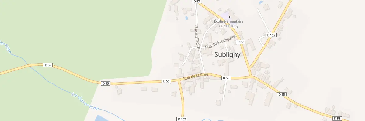 Plan du 6 Imp du Prieuré à Subligny