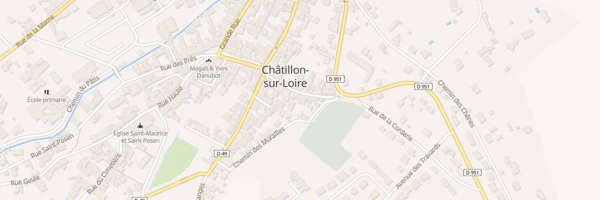 Plan du 22 Rue du Cormier à Châtillon-sur-Loire