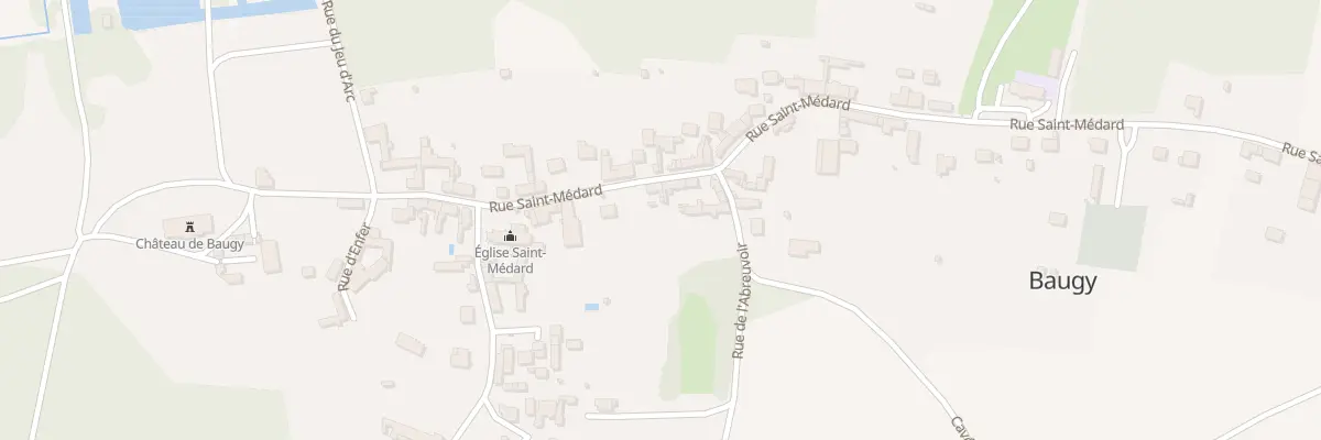 Plan du 17 Rue Saint Médard à Baugy