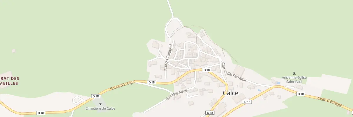 Plan du 42 Le Village à Calce