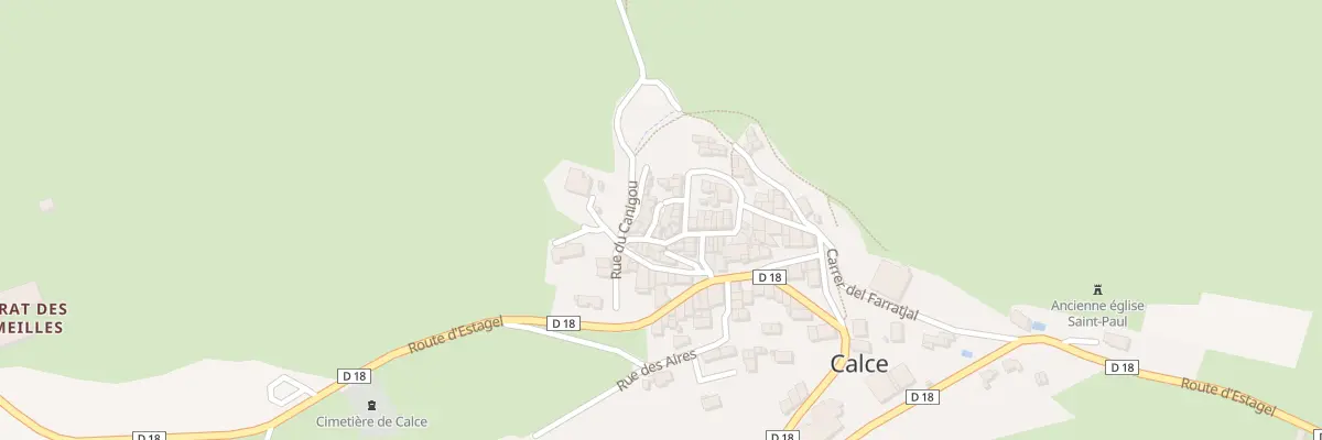 Plan du 2 Rue des Remparts à Calce