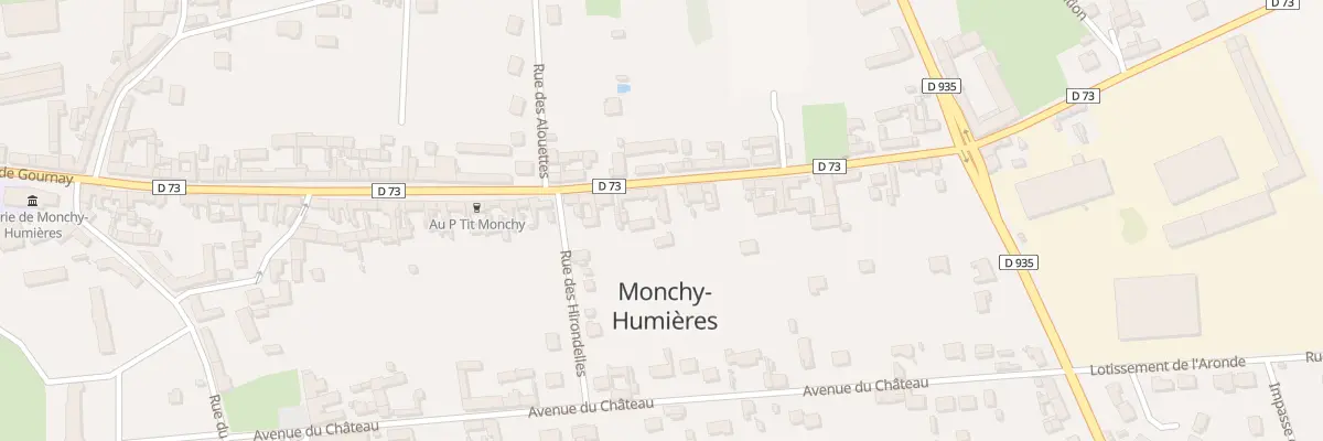 Plan du 60 Rue de Vaubrun à Monchy-Humières