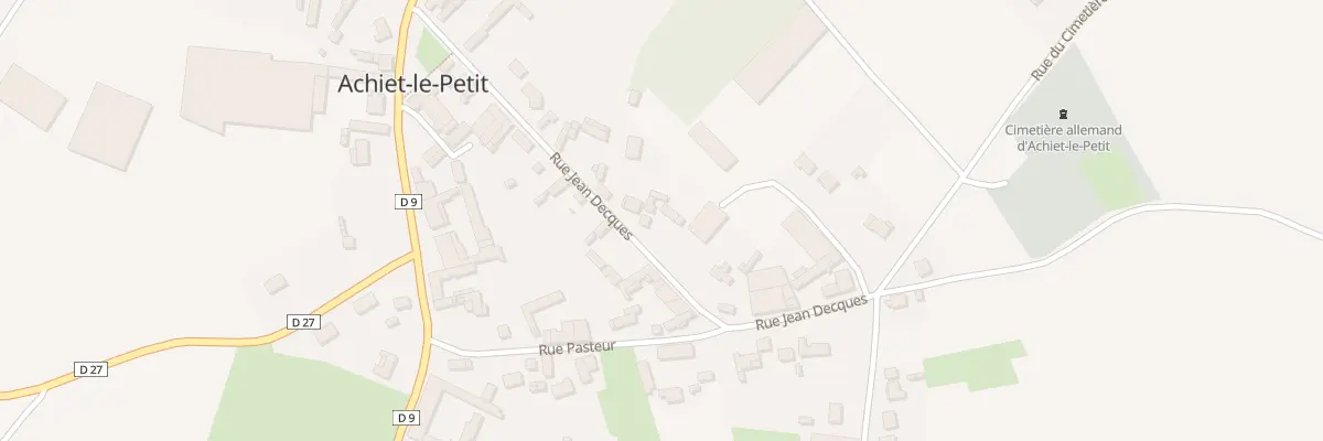 Plan du 14 Rue J Decques à Achiet-le-Petit