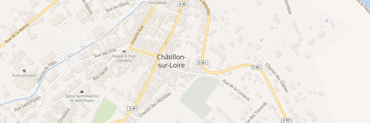 Plan du 7 Rue du Cormier à Châtillon-sur-Loire