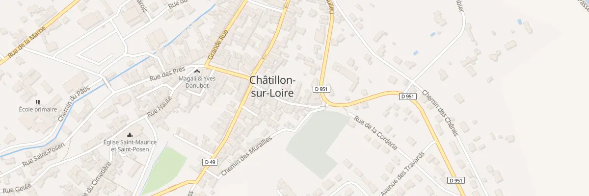 Plan du 9 Rue du Cormier à Châtillon-sur-Loire