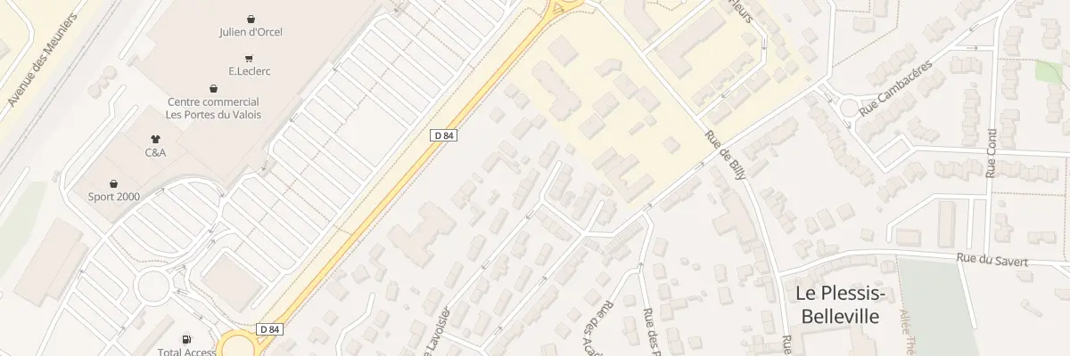 Plan du 37 Rue Lavoisier au Plessis-Belleville